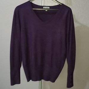 Purple Long Sleeve Sweater